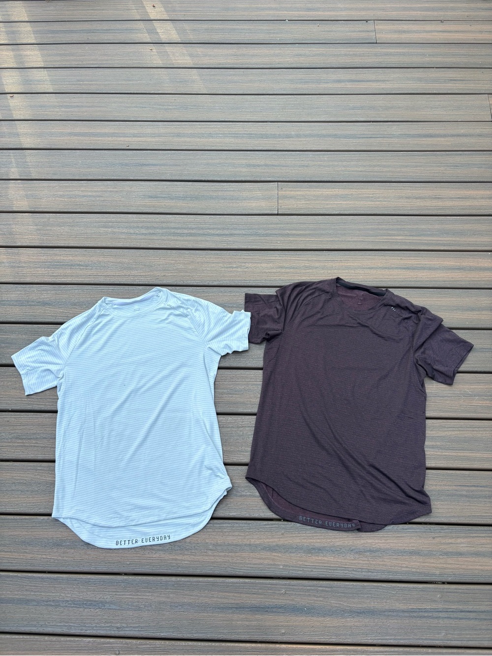 Lot of 2 Lululemon Better Everyday Men's XL Short Sleeve Lightweight Stretch